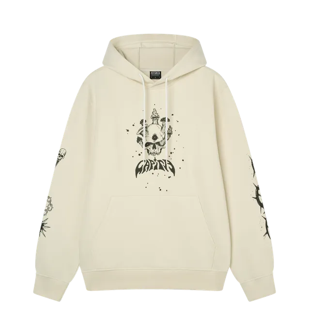 capita-dark-horse-hood-felpa-cappuccio-off-white image 1