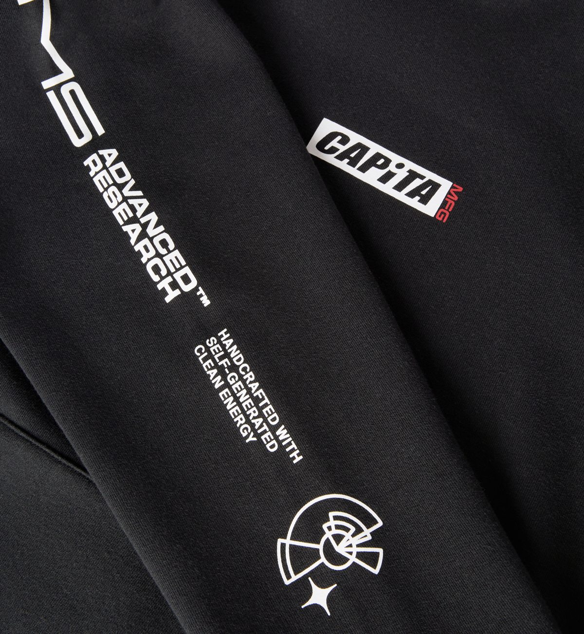 capita-advanced-hood-felpa-con-cappuccio-black image 3