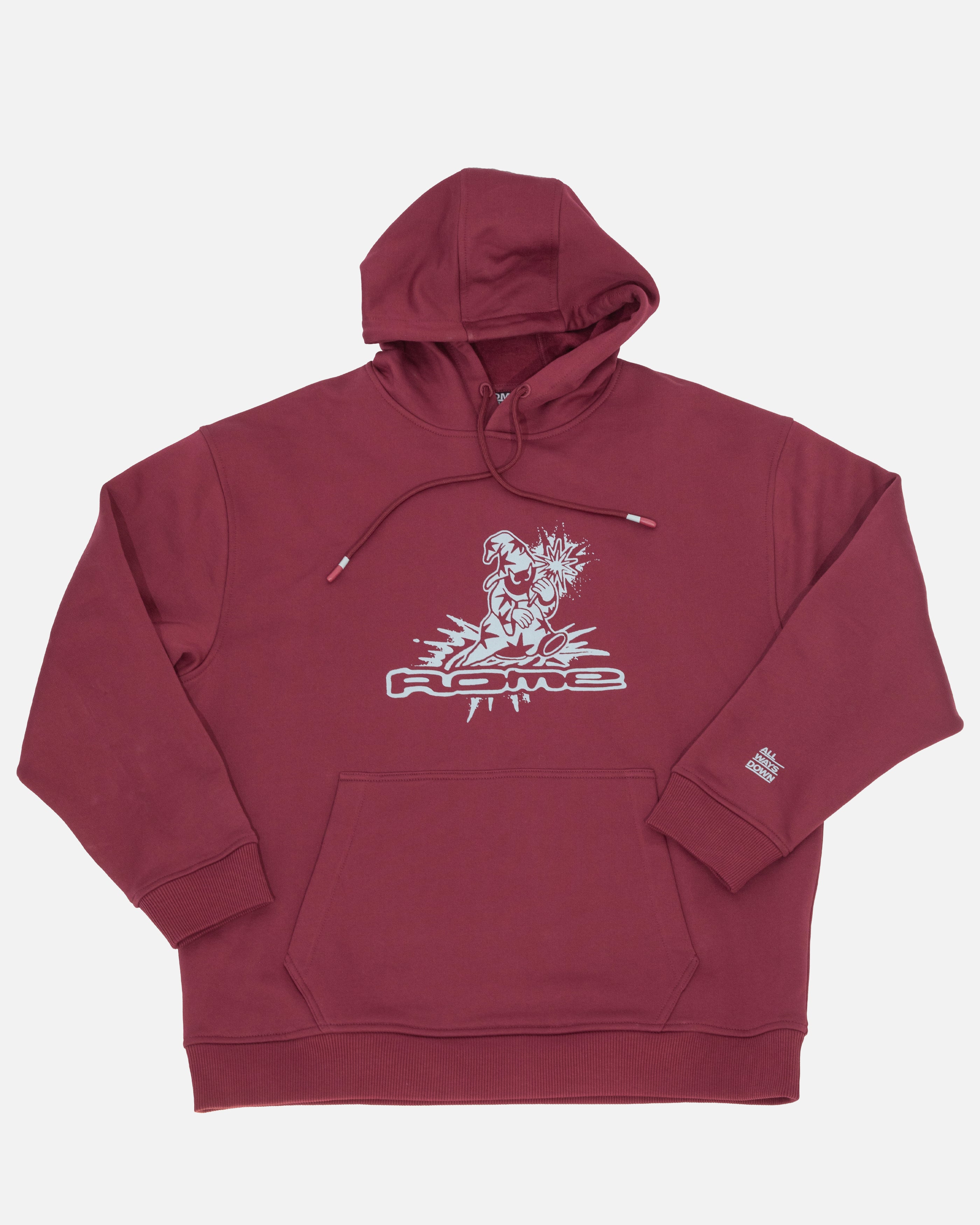 rome-sds-basic-hoodie-felpa-snowboard-streetwear-con-cappuccio image 1