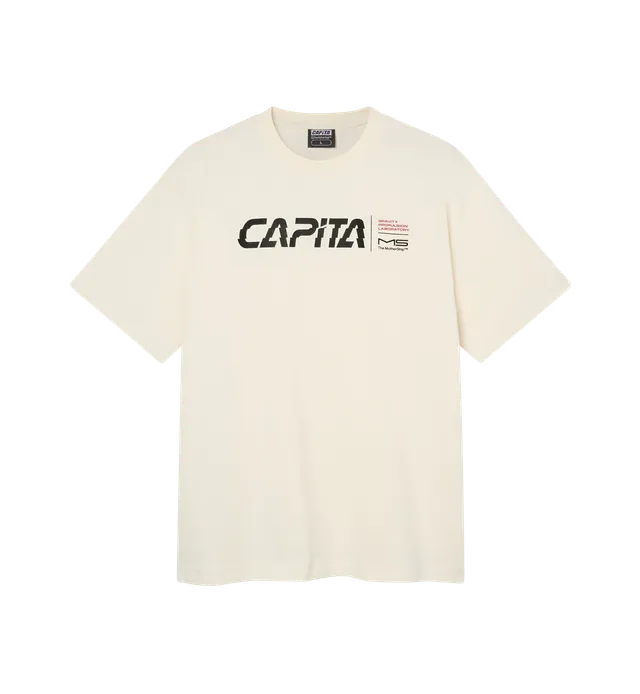 capita-gravity-tee-t-shirt-unisex-100-cotone-pre-lavato-off-white image 1