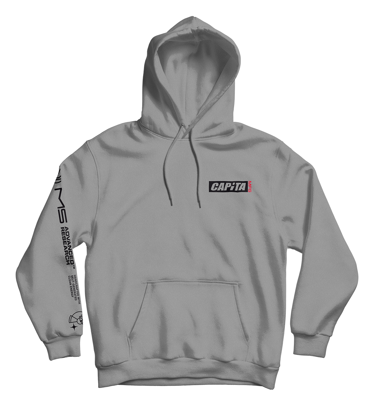 capita-advanced-hood-felpa-cappuccio-grigia-s-xl image 4