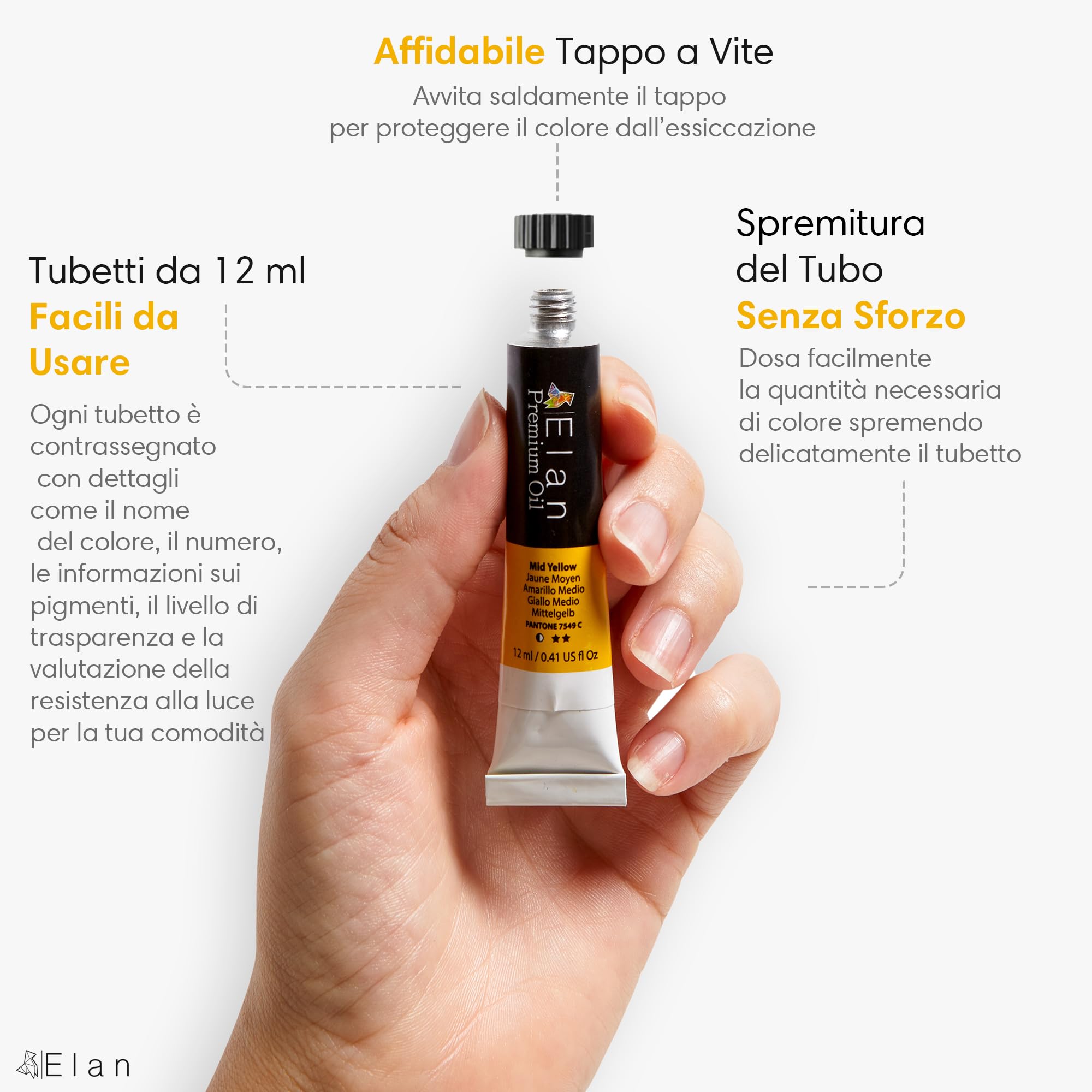 elan-set-di-colori-ad-olio-24-tubetti-da-12-ml-per-pittura-su-tela image 2