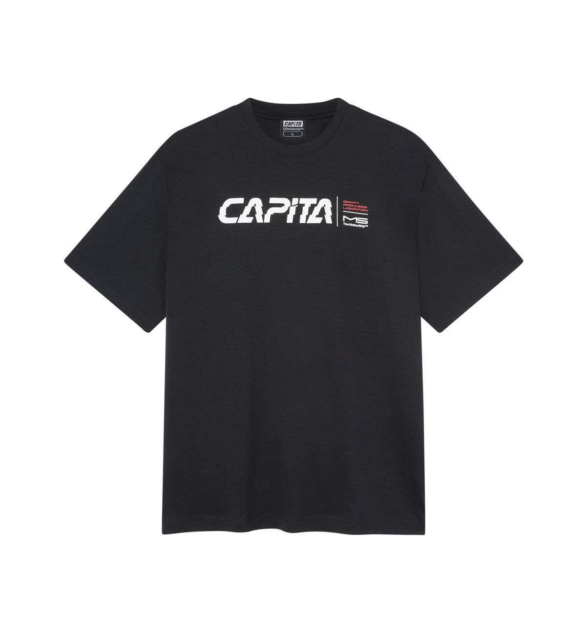 capita-gravity-tee-maglietta-uomo-nera image 1