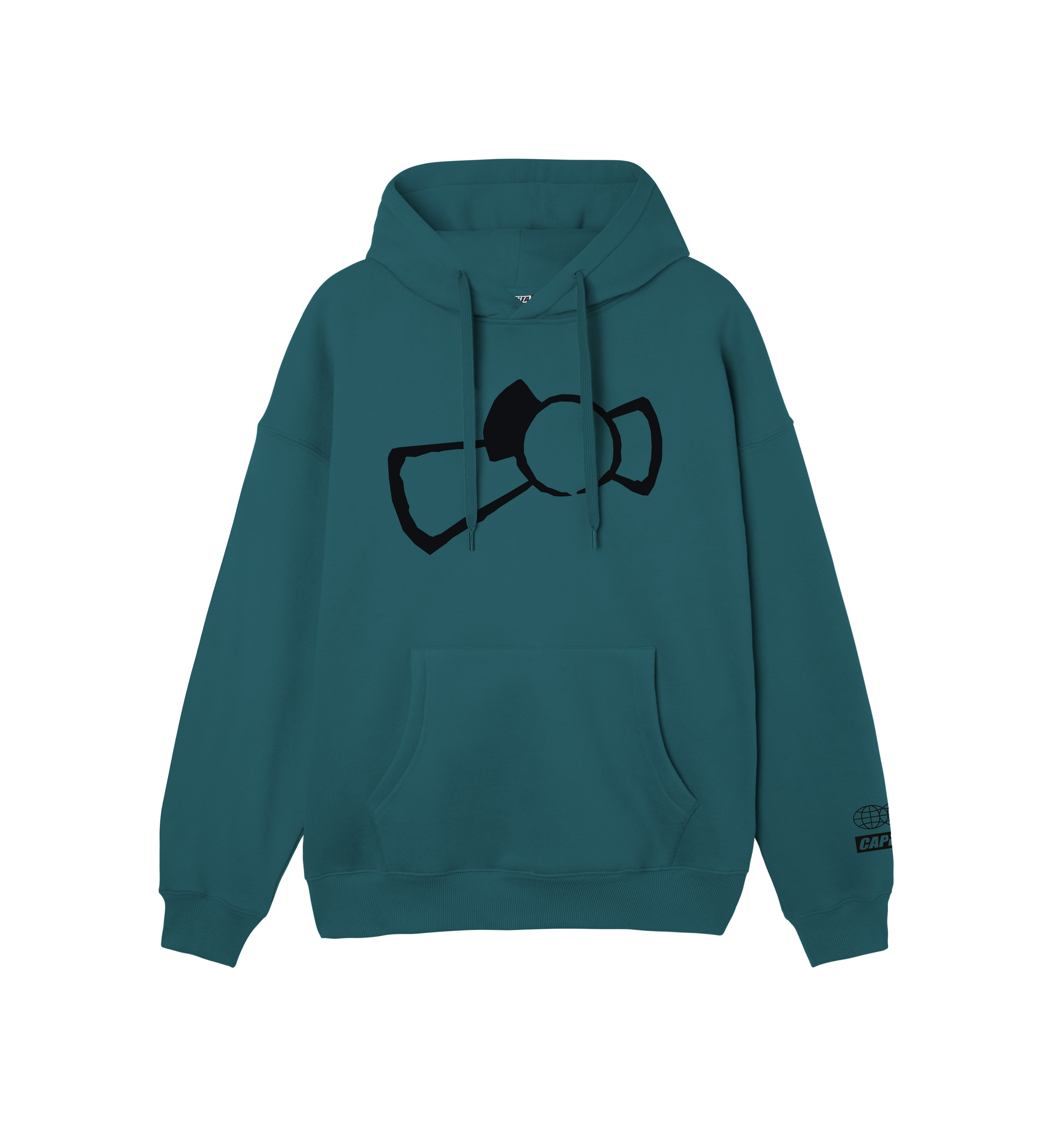 capita-metaphor-hood-felpa-con-cappuccio-unisex-relaxed-fit-in-mistura-cotone-po image 4