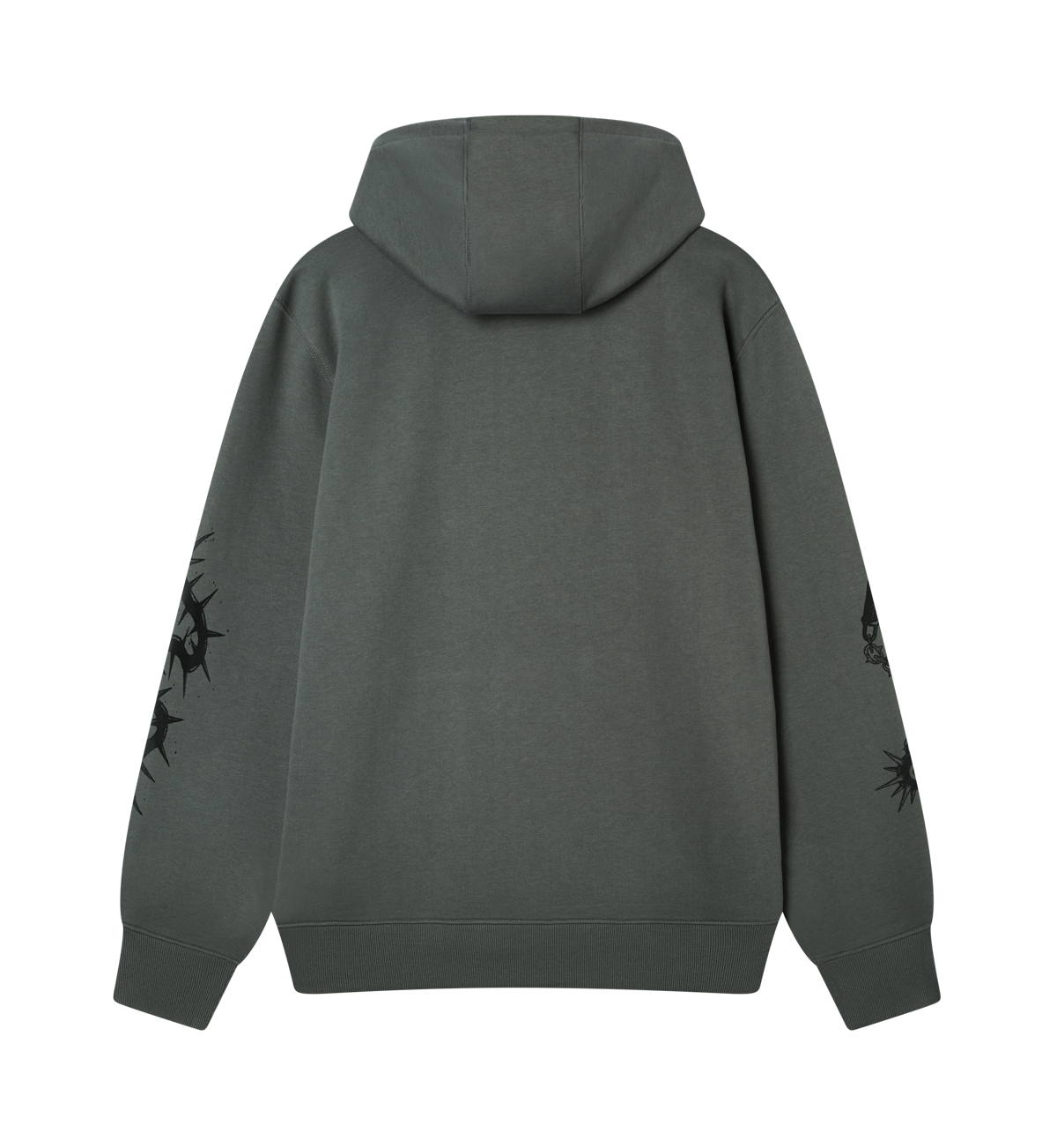 capita-dark-horse-hood-felpa-con-cappuccio-unisex-relaxed-fit-in-mistura-cotone- image 2
