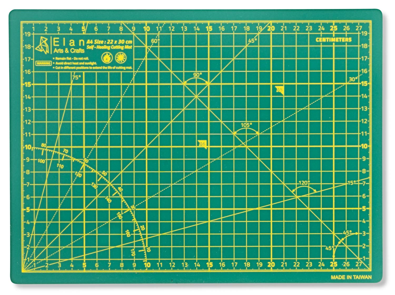 elan-tappetino-da-taglio-a4-verde-22x30-cm-base-autorigenerante-5-strati image 1