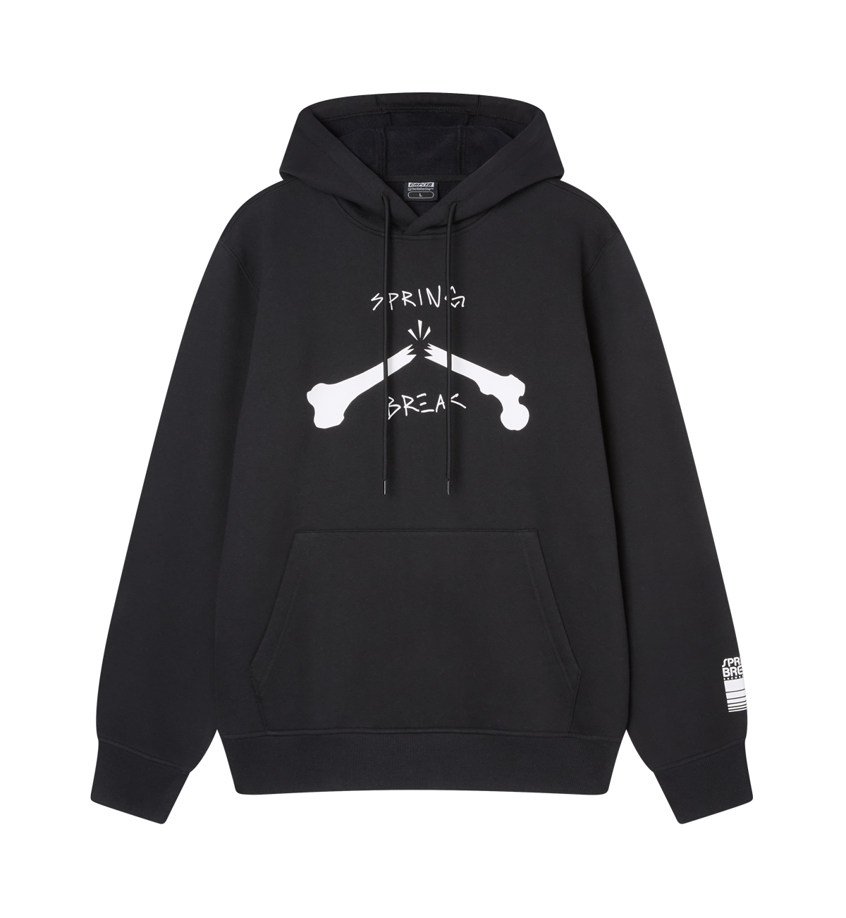capita-bones-hood-felpa-cappuccio-nera-s-xxl image 1