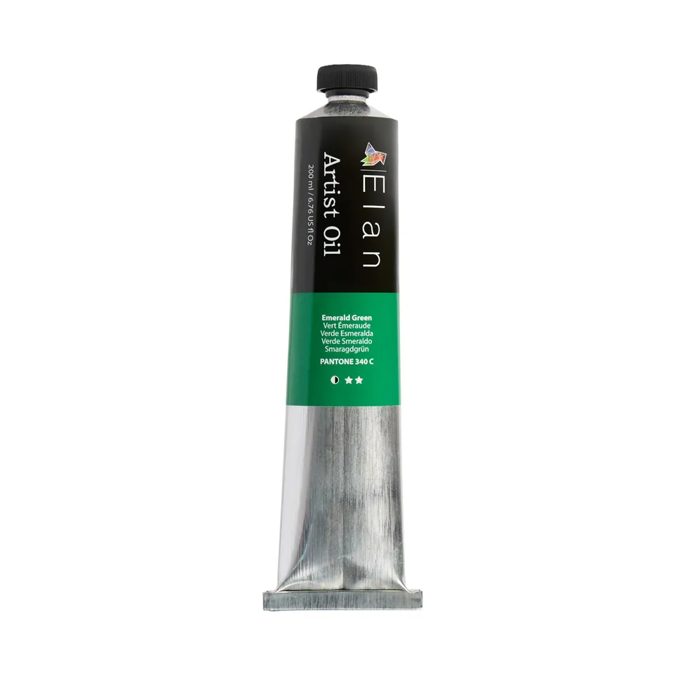 elan-colore-a-olio-verde-smeraldo-tubo-200-ml image 1