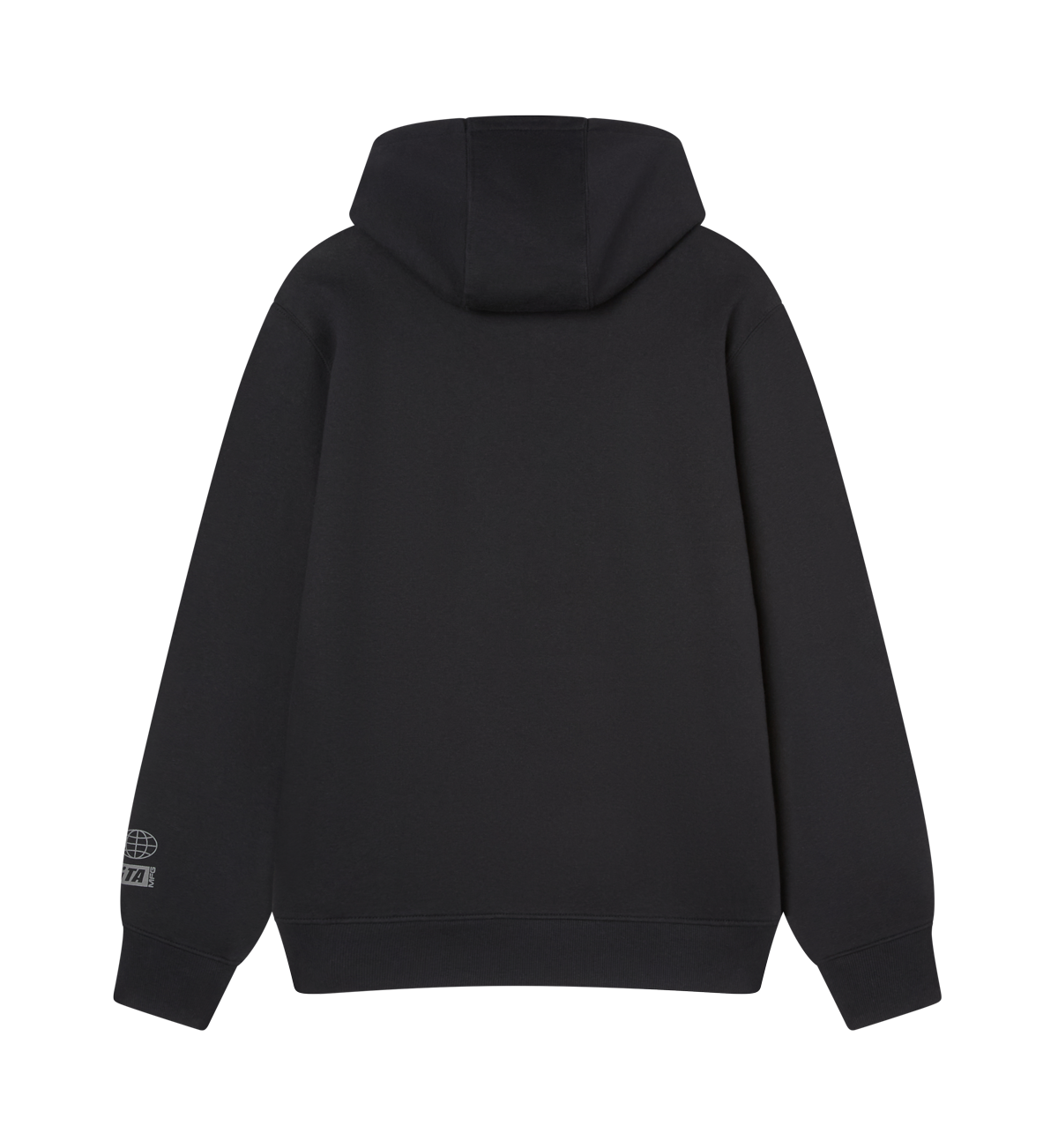 capita-metaphor-hood-felpa-con-cappuccio-nera-relaxed-fit image 2
