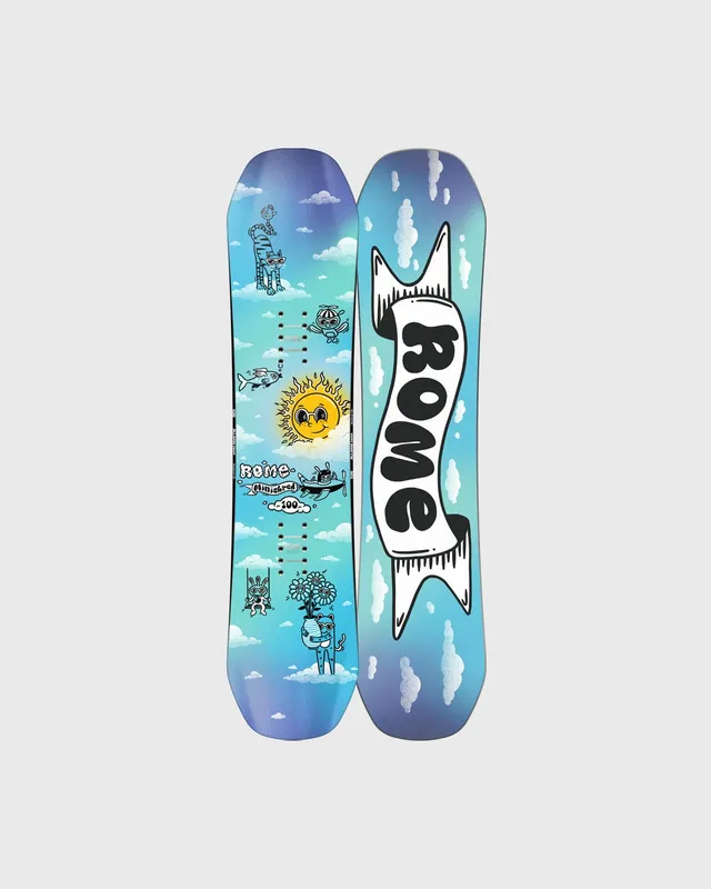 rome-sds-minishred-snowboard-bambini-twin-rocker image 1
