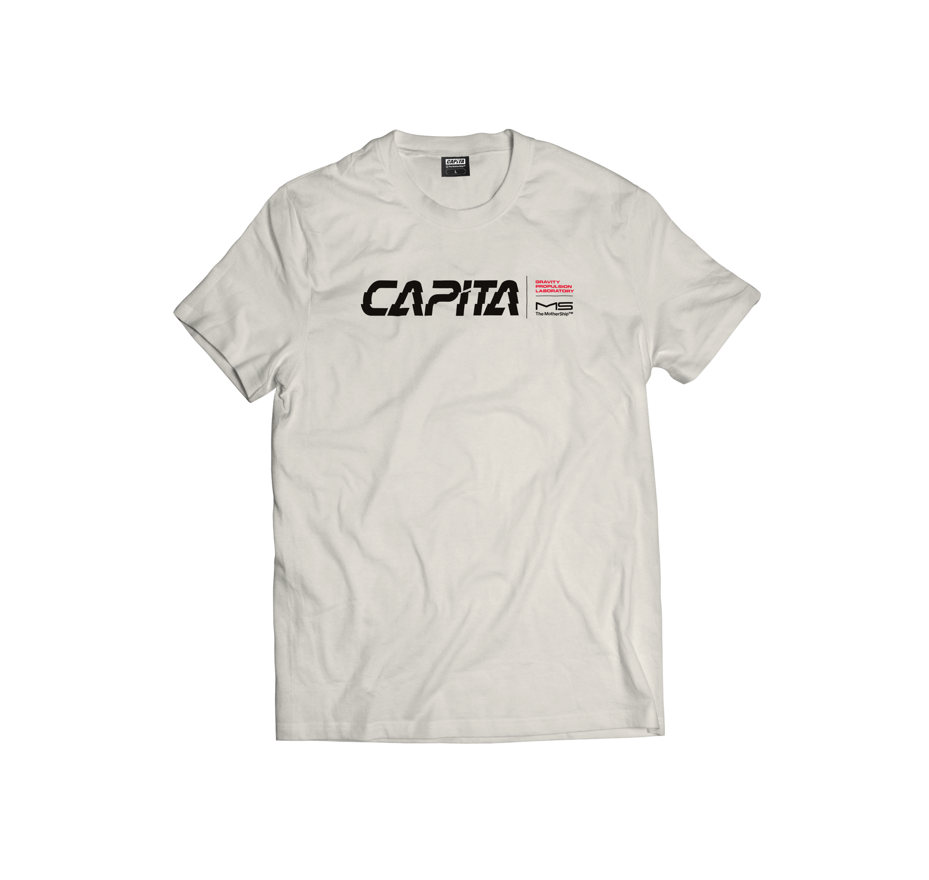 capita-gravity-tee-t-shirt-unisex-100-cotone-pre-lavato-off-white image 4