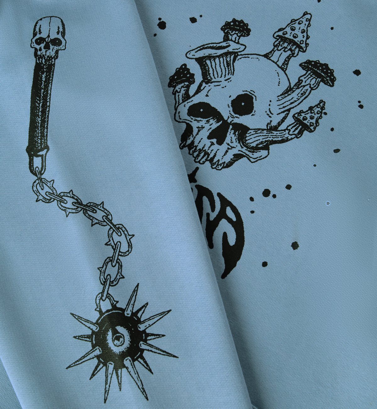capita-dark-horse-hood-felpa-azzurro-chiaro image 3