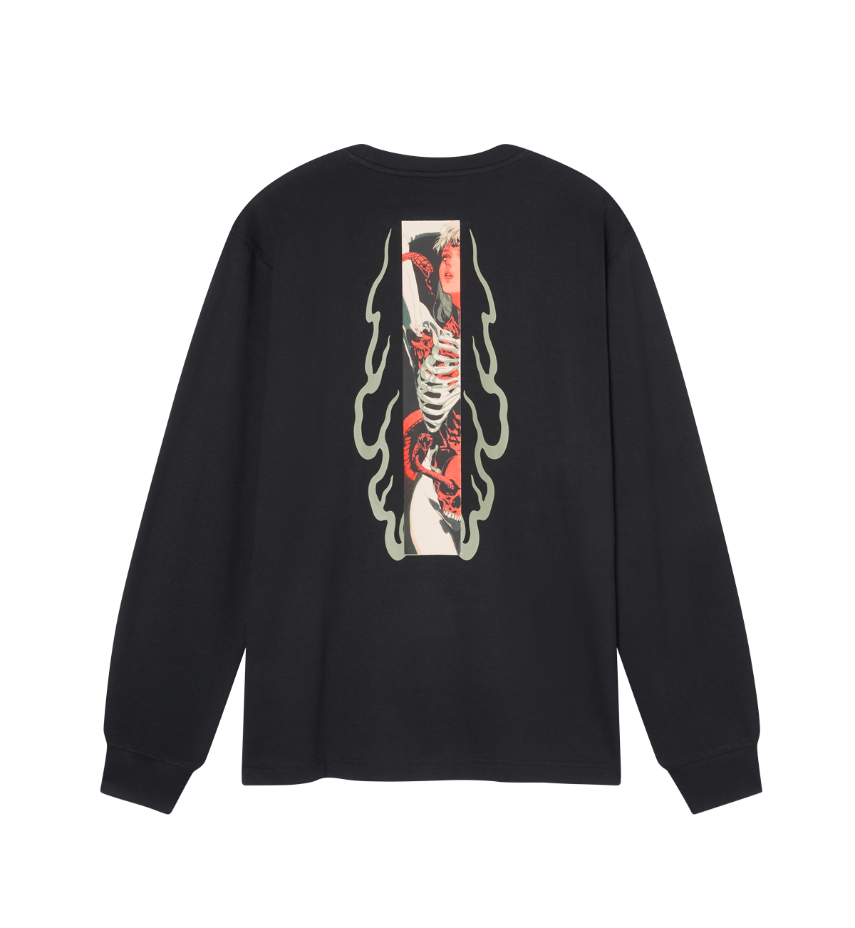 capita-indoor-long-sleeve-tee-maglia-nera-manica-lunga image 1