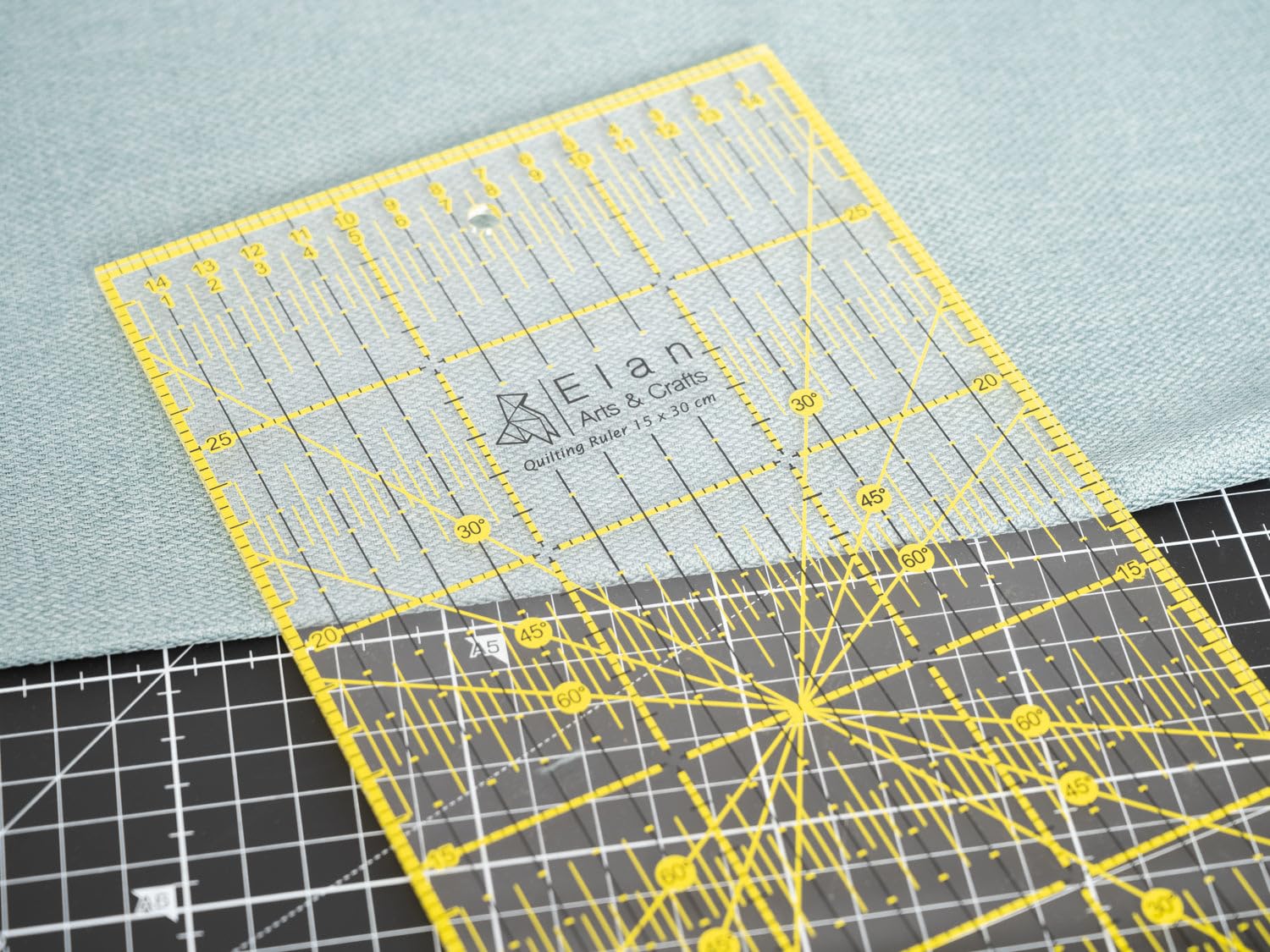 elan-righello-per-patchwork-30x15-cm-antiscivolo-da-sarta image 3