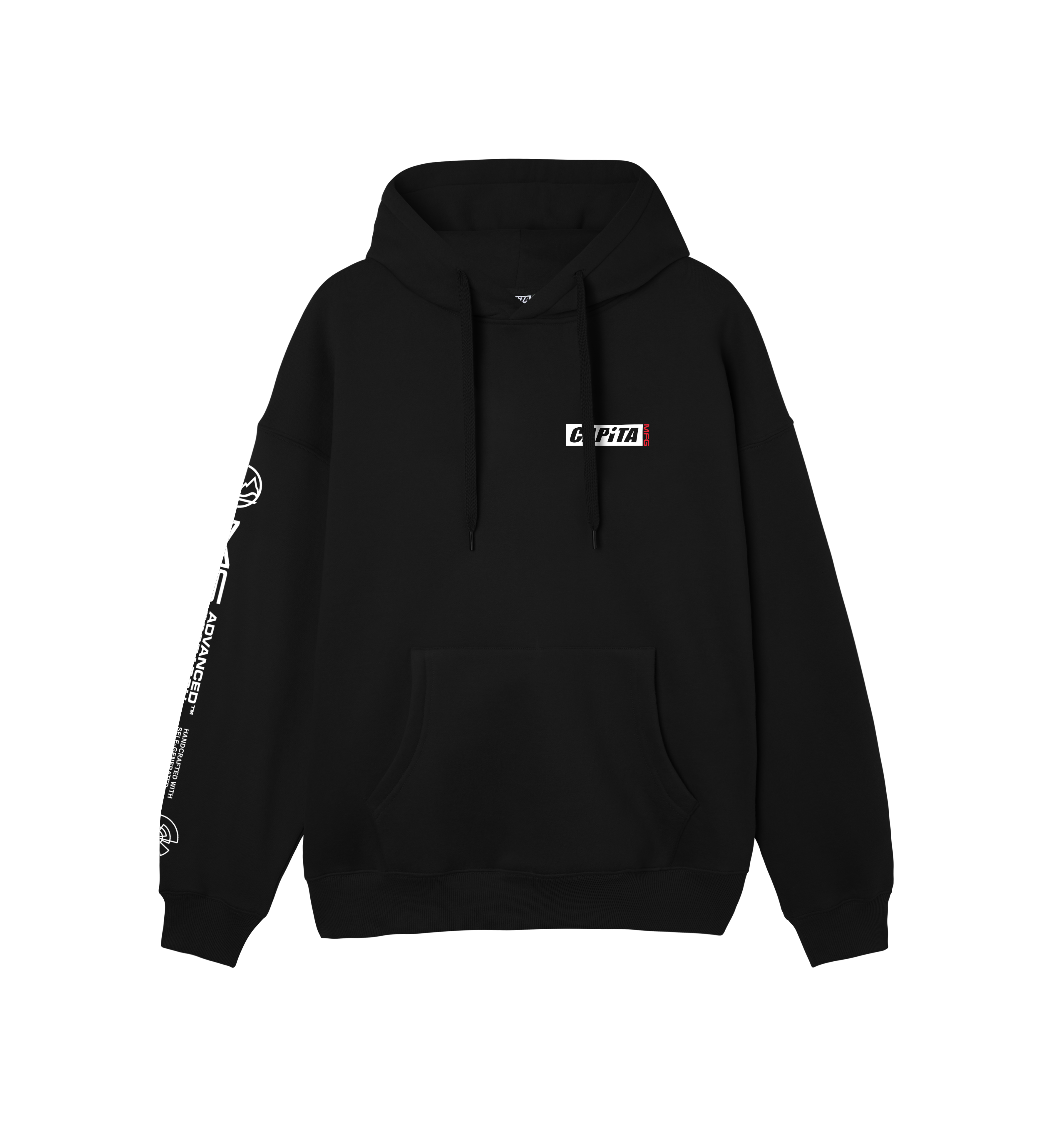 capita-advanced-hood-felpa-con-cappuccio-black image 4