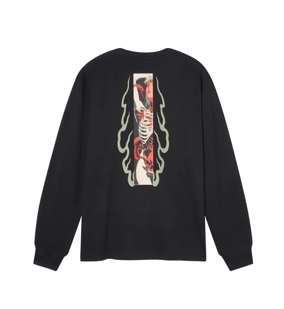 capita-indoor-long-sleeve-tee-maglia-nera-manica-lunga image 1