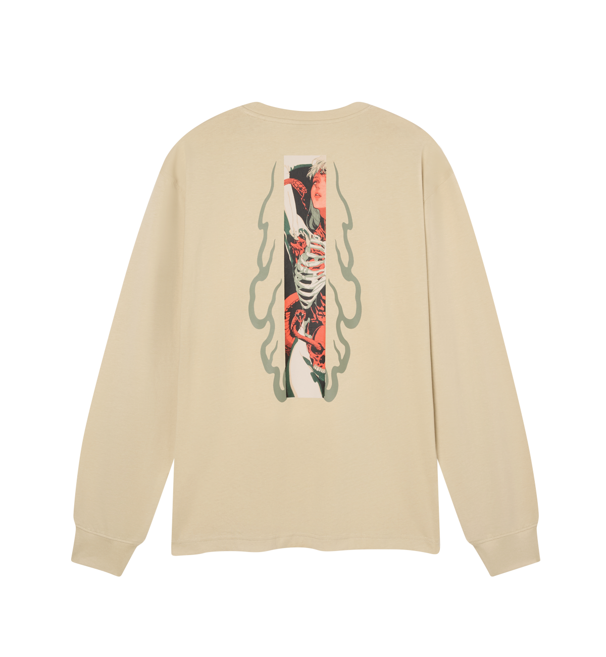 capita-indoor-long-sleeve-tee-t-shirt-manica-lunga-khaki image 1