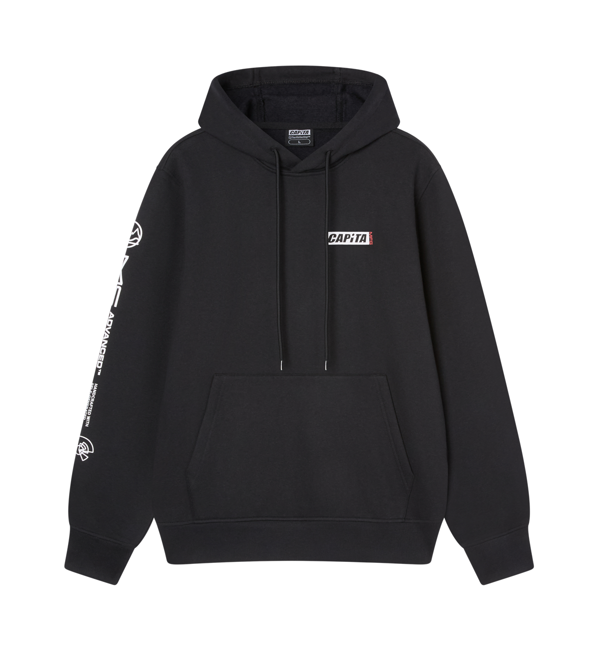 capita-advanced-hood-felpa-con-cappuccio-black image 1