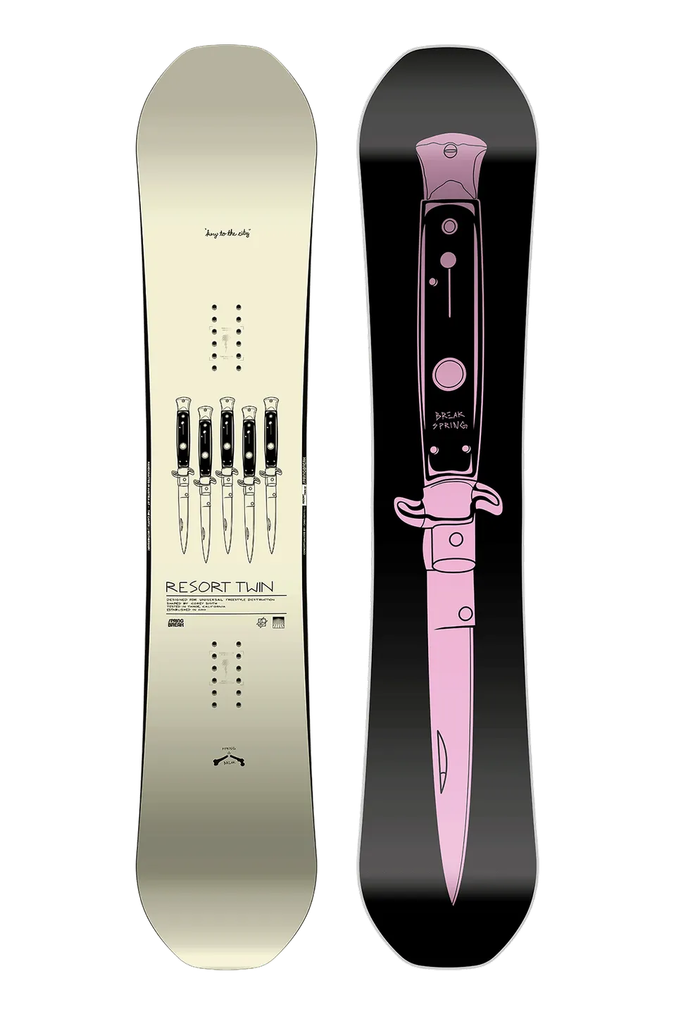 capita-spring-break-resort-twin-snowboard image 1