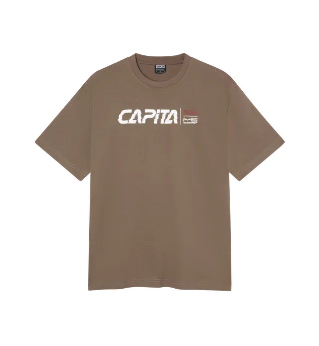 capita-gravity-t-shirt-chocolate-cotone image 1