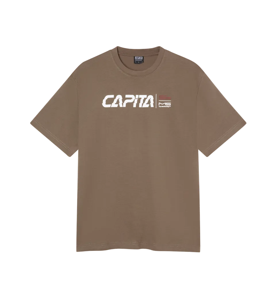 capita-gravity-t-shirt-chocolate-cotone image 1