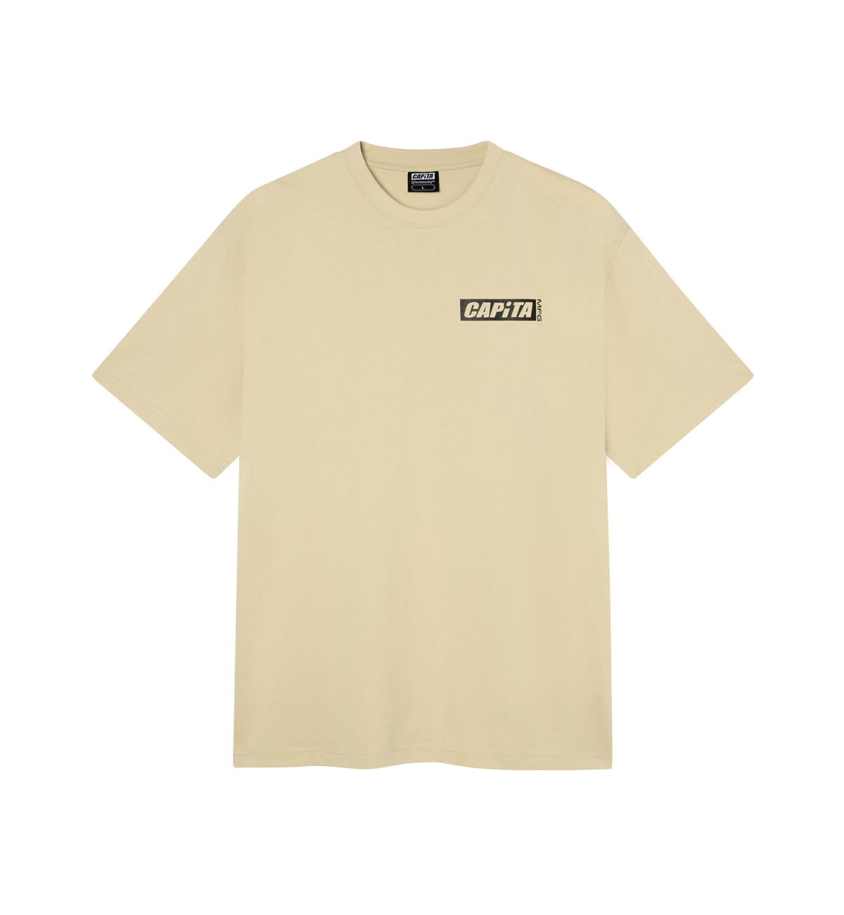 capita-skull-tee-t-shirt-kaki image 2