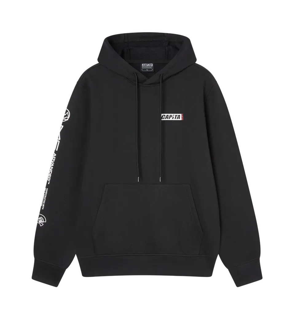 capita-advanced-hood-felpa-con-cappuccio-black image 1