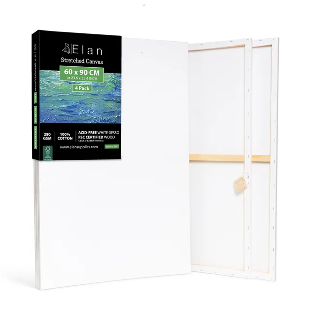 elan-tele-per-dipingere-60x90-cm-set-4-pezzi-280-gsm image 1