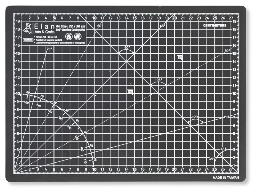 elan-tappetino-da-taglio-a4-nero-22x30-cm-autorigenerante-5-strati image 1