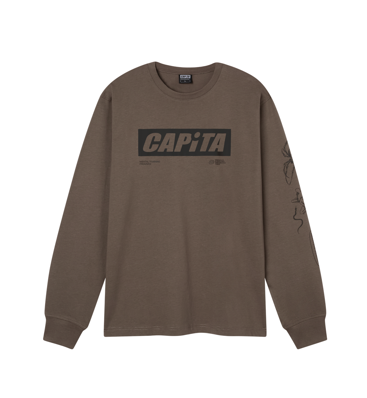 capita-pathfinder-maglia-manica-lunga-marrone image 1