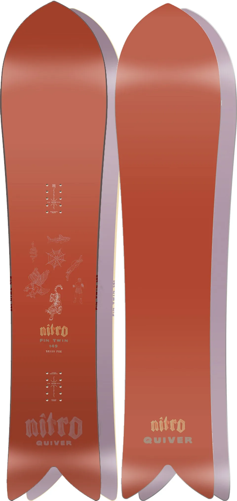 nitro-snowboards-fintwin-snowboard-shortboard-swallowtail-unisex image 1