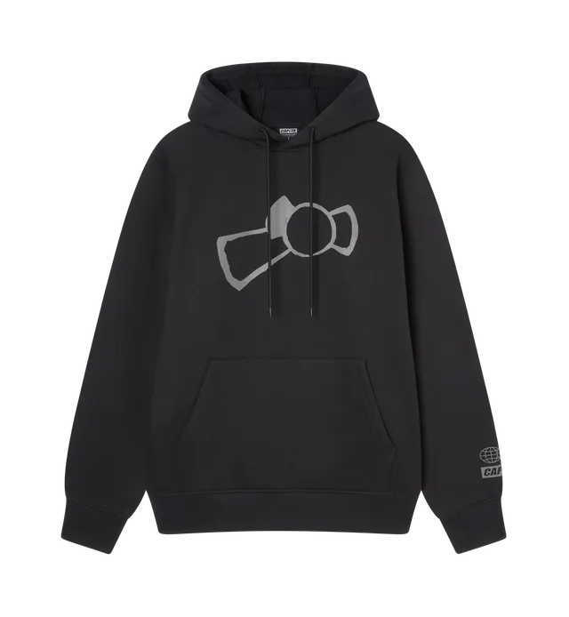 capita-metaphor-hood-felpa-con-cappuccio-nera-relaxed-fit image 1