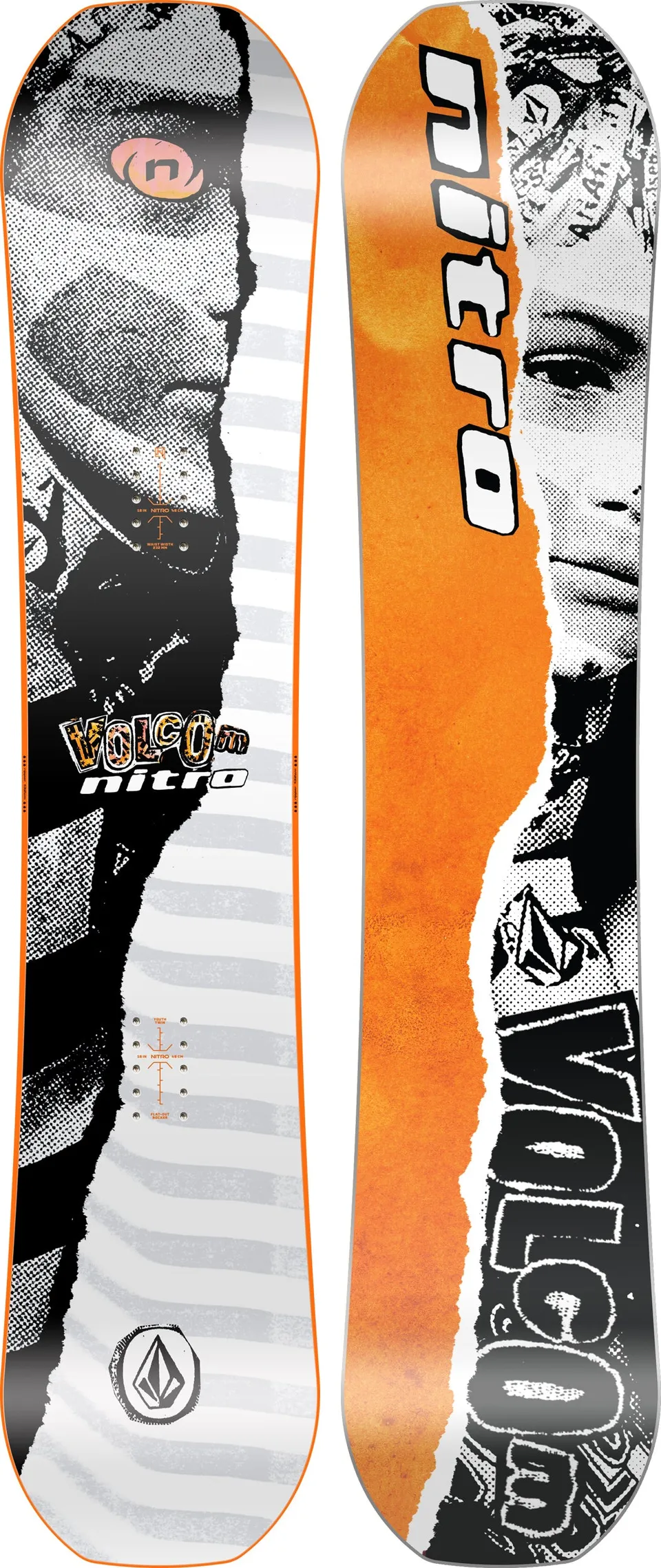 nitro-snowboards-ripper-youth-x-volcom-snowboard-bambino image 1