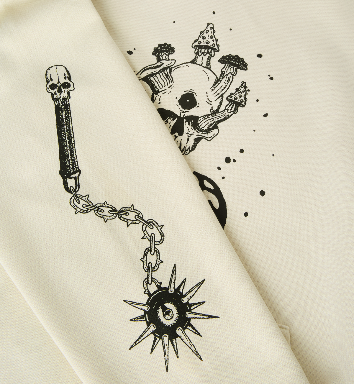 capita-dark-horse-hood-felpa-cappuccio-off-white image 3