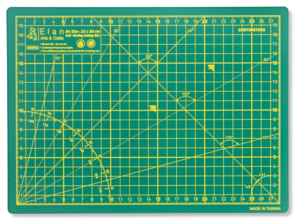 elan-tappetino-da-taglio-a4-verde-22x30-cm-base-autorigenerante-5-strati image 1