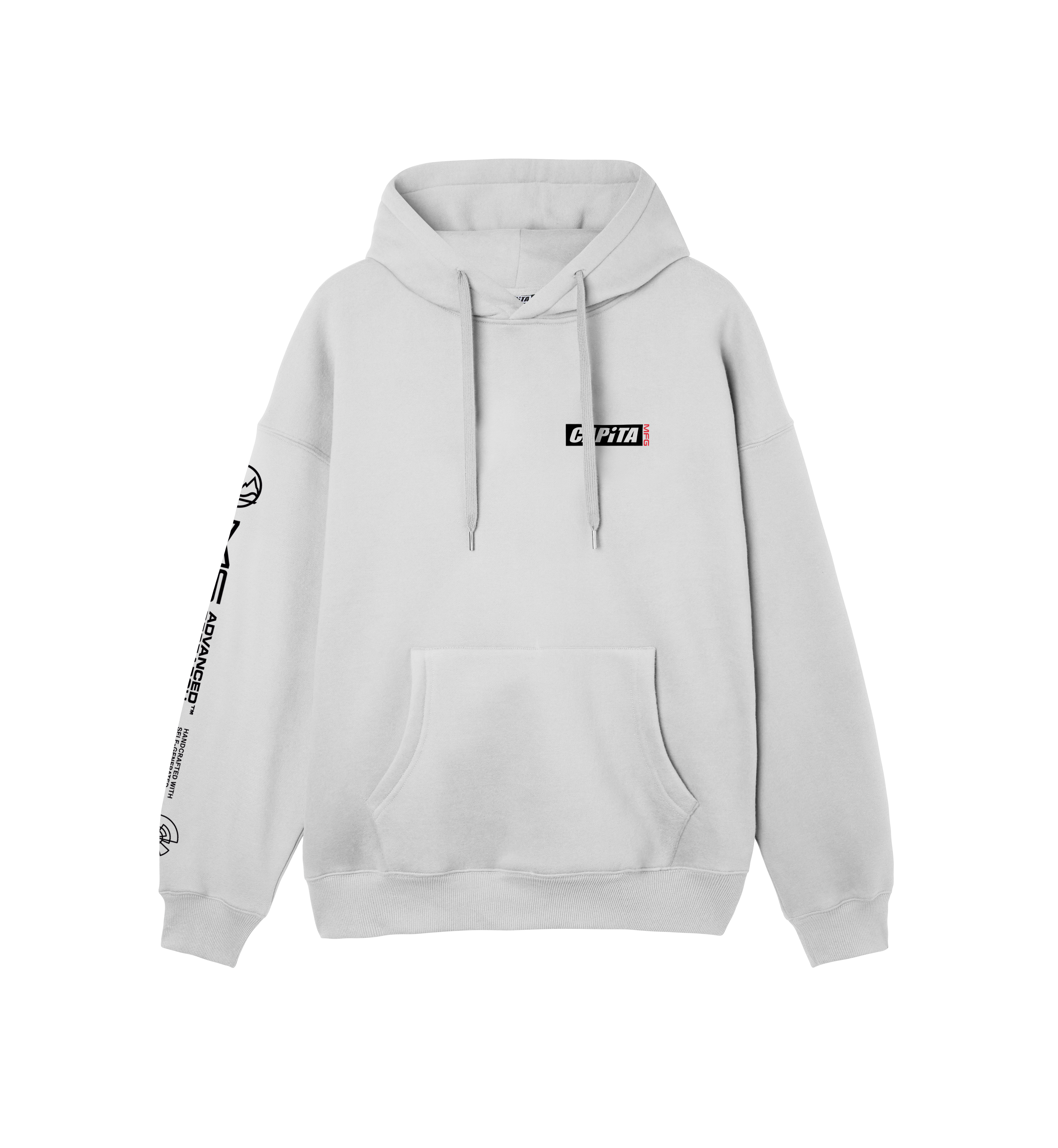 capita-advanced-hood-felpa-con-cappuccio-grigia image 4