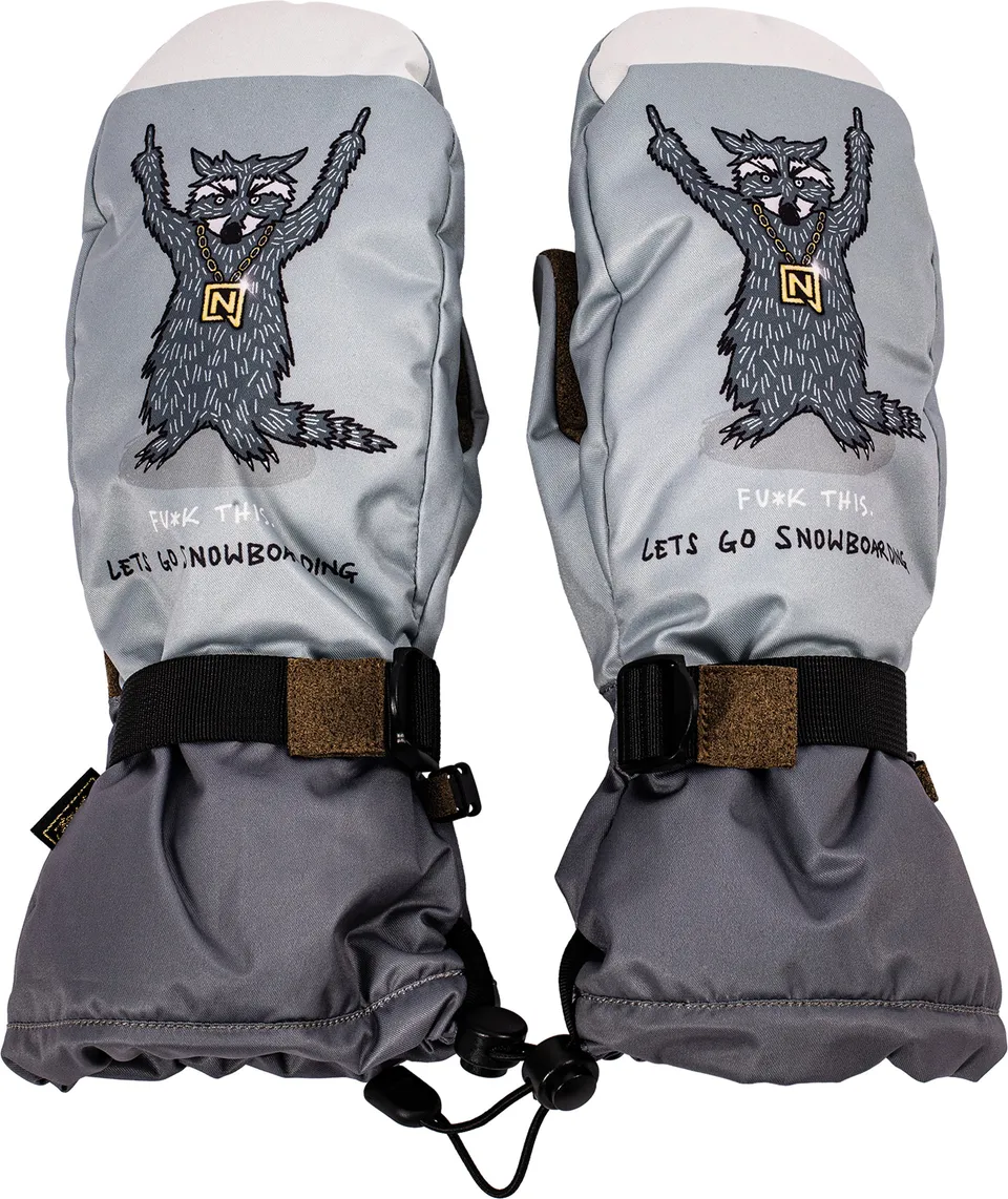 nitro-snowboards-racoon-mitten-moffole-snowboard image 1