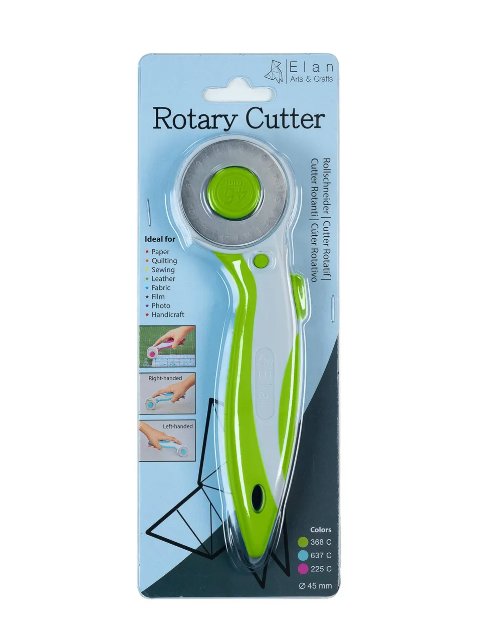 elan-taglierina-rotativa-45mm-verde-per-tessuti image 1