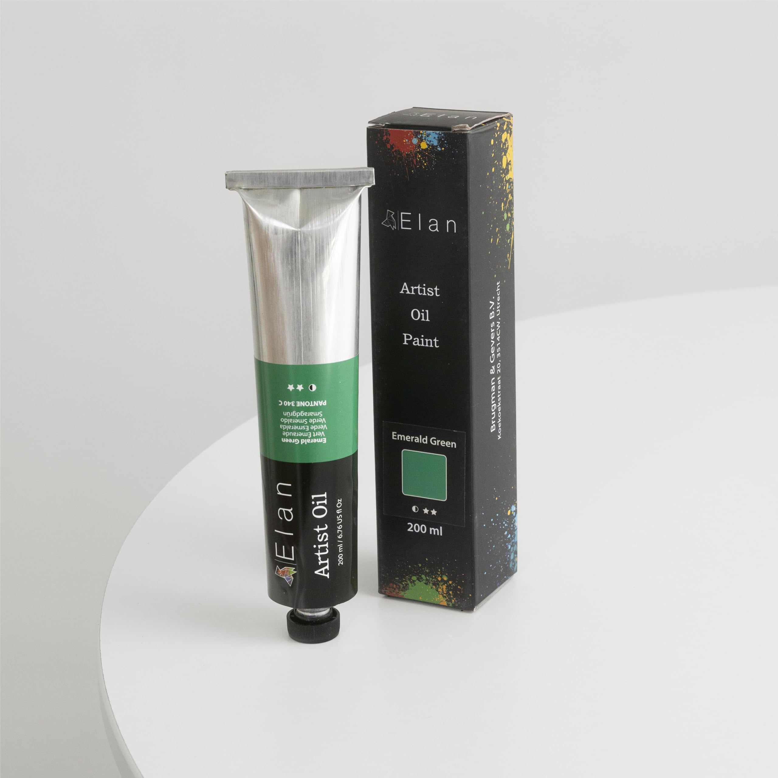 elan-colore-a-olio-verde-smeraldo-tubo-200-ml image 2