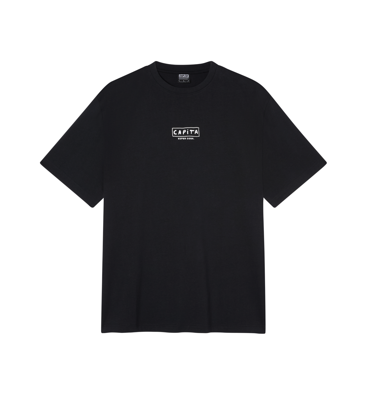 capita-aeronaut-tee-t-shirt-nera-cotone-uomo image 2