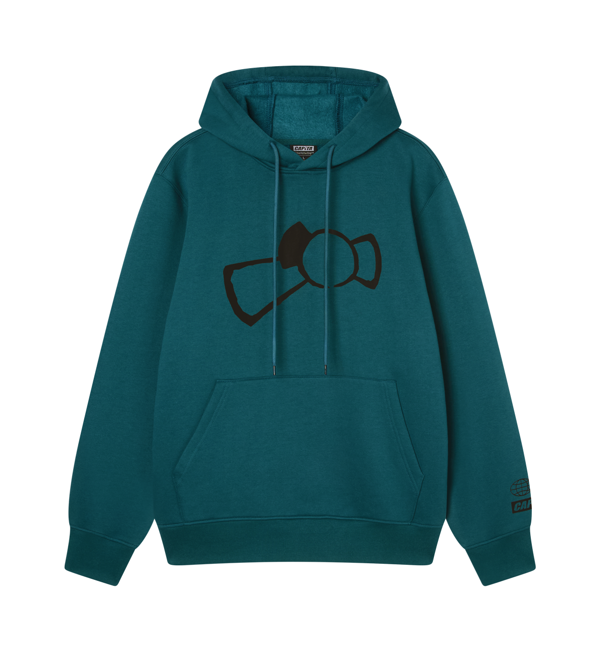 capita-metaphor-hood-felpa-con-cappuccio-unisex-relaxed-fit-in-mistura-cotone-po image 1