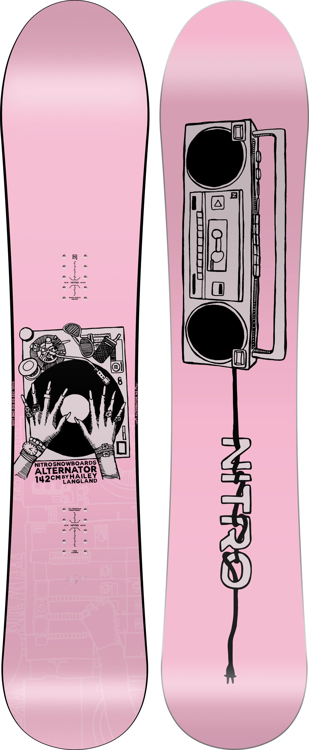 nitro-alternator-x-hailey-tavola-snowboard-donna image 1
