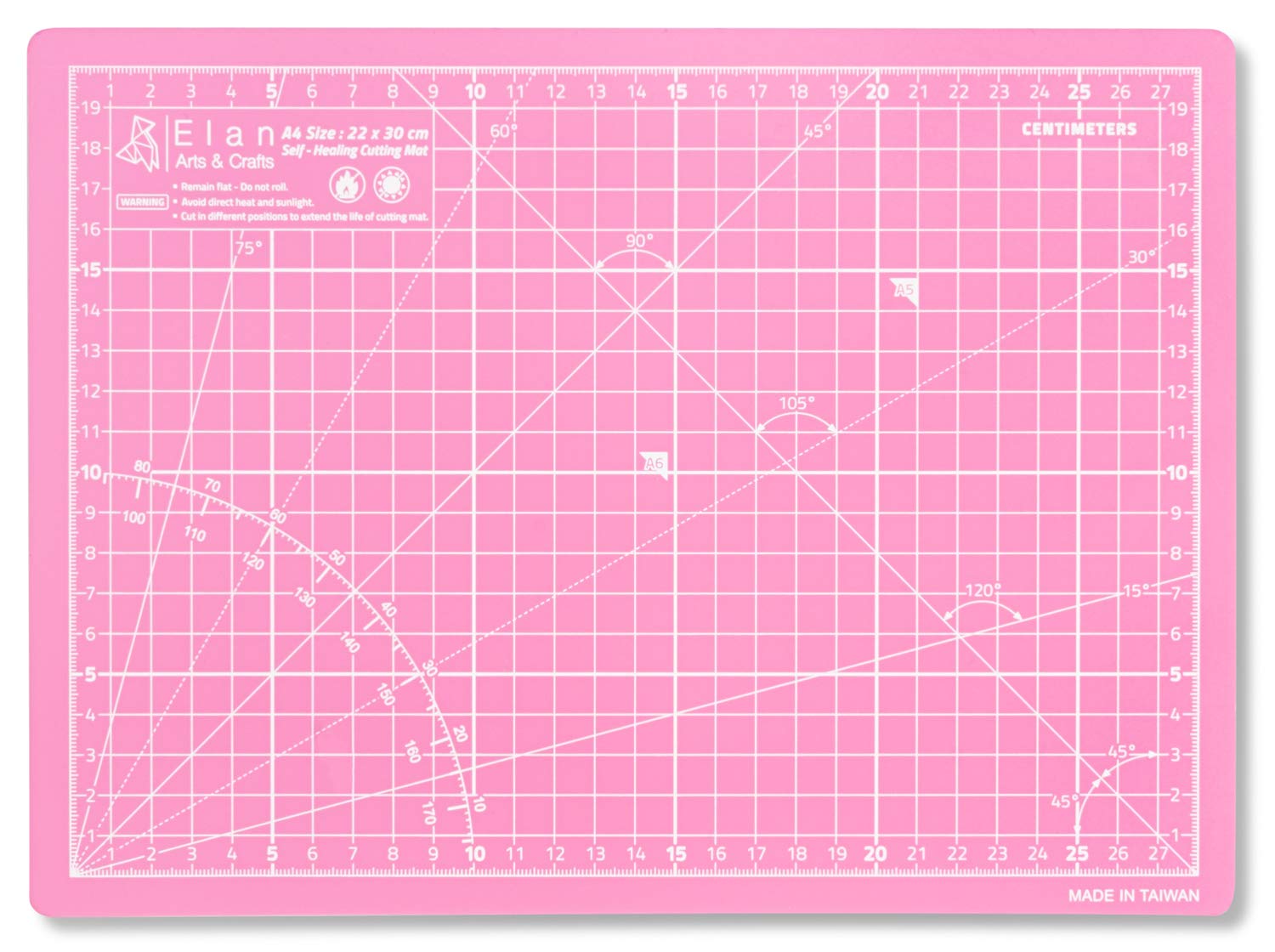 elan-tappetino-da-taglio-a4-rosa-22x30-cm-5-strati image 1