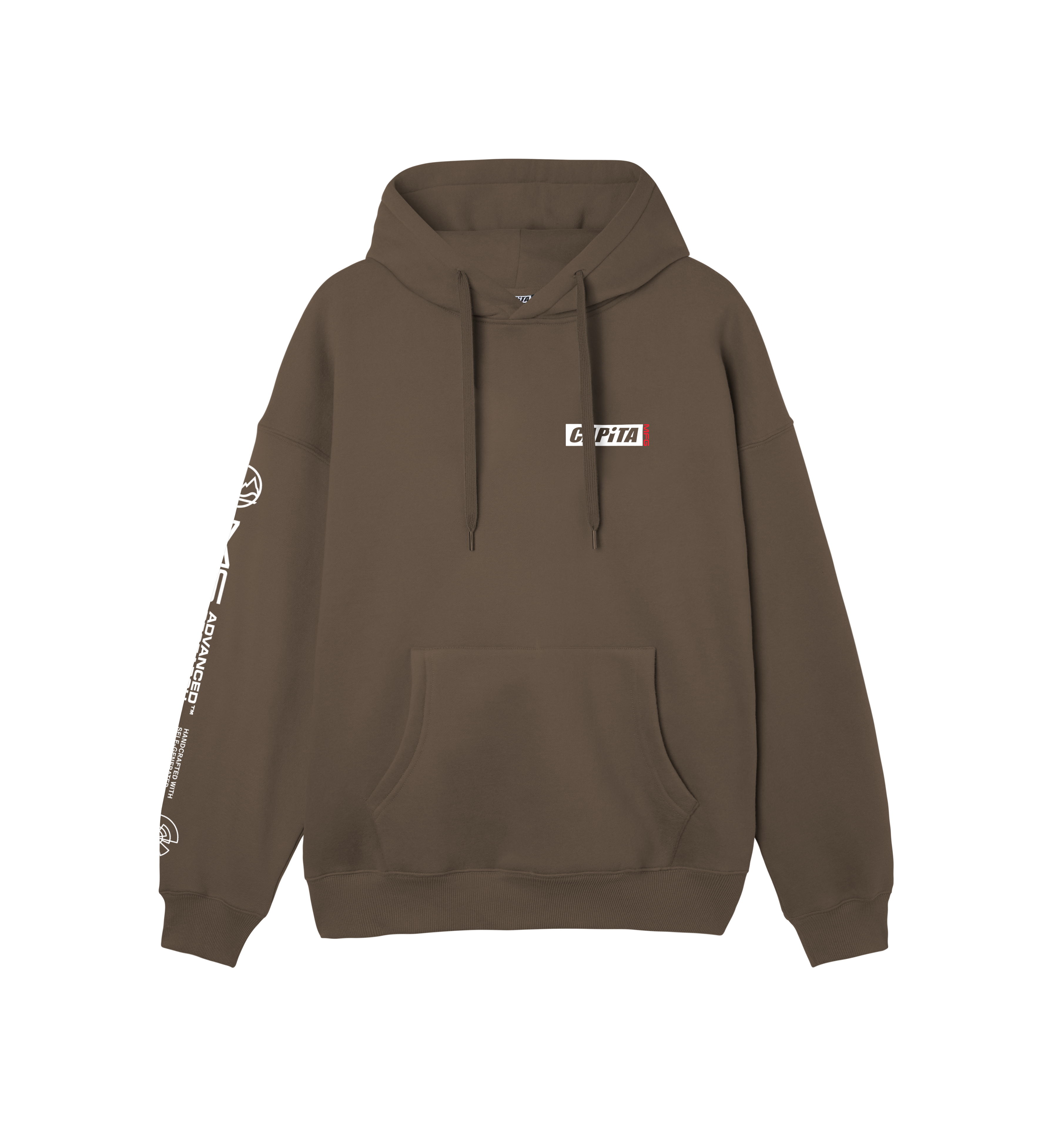 capita-advanced-hood-felpa-con-cappuccio-chocolate image 4