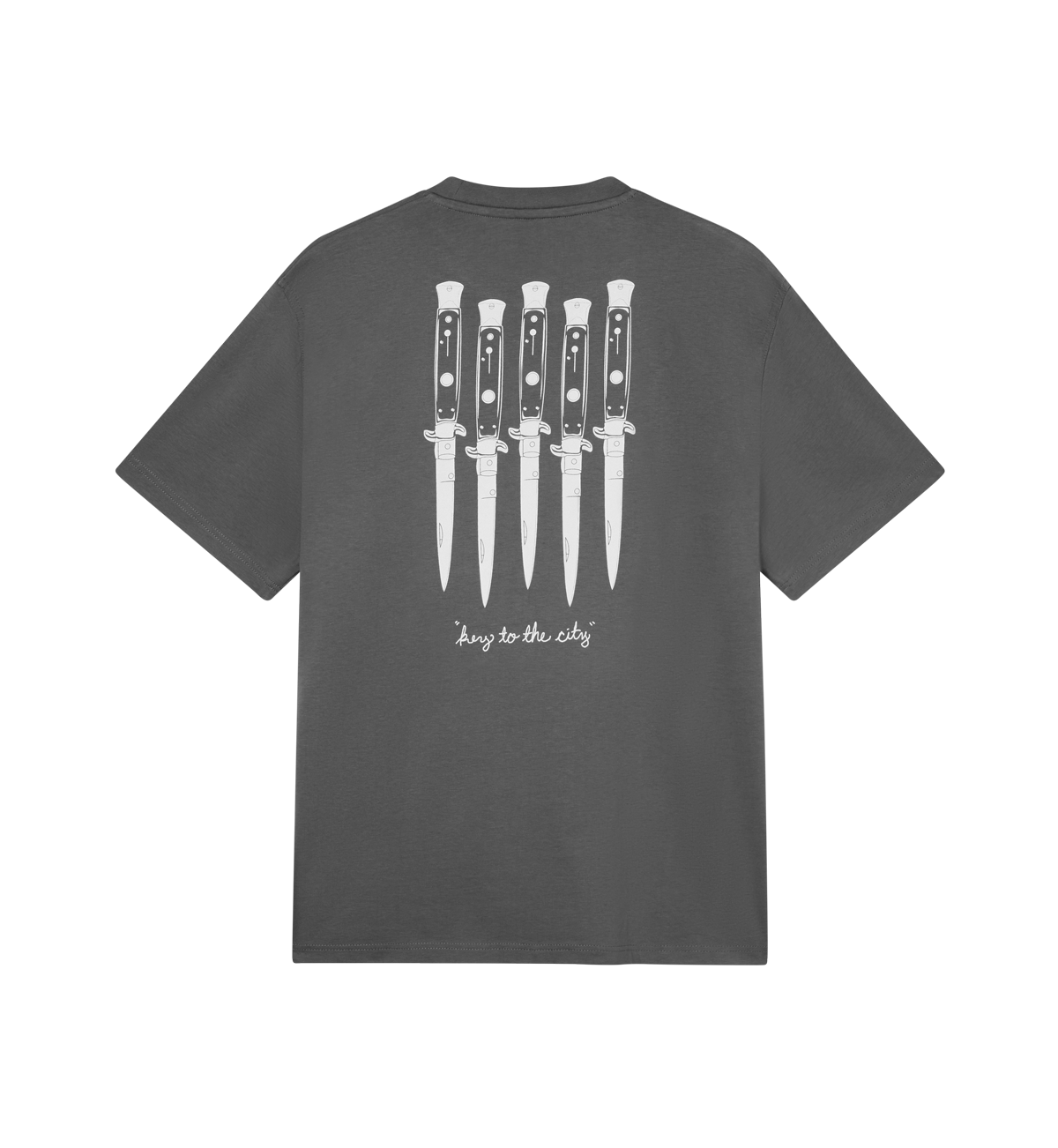 capita-keys-t-shirt-charcoal-cotone image 1