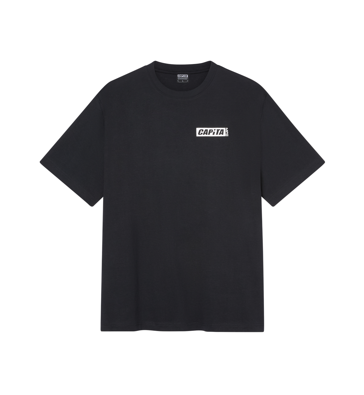 capita-skull-tee-t-shirt-nera-in-cotone-fit-standard image 2