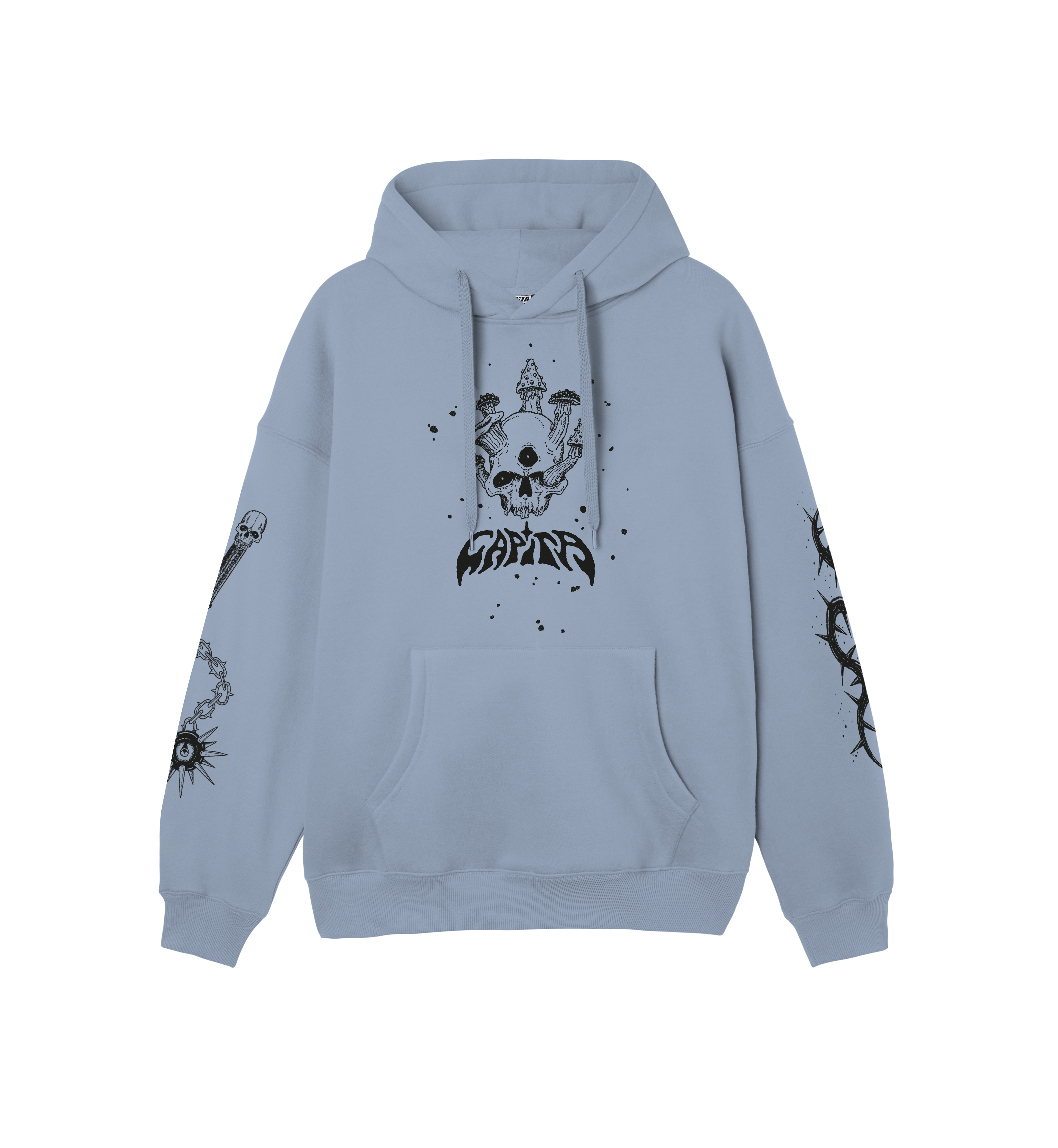 capita-dark-horse-hood-felpa-azzurro-chiaro image 4