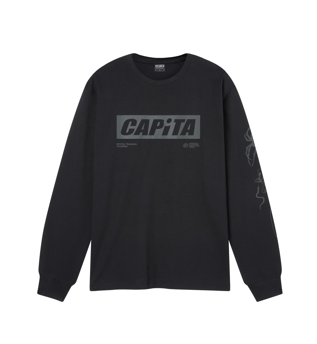 capita-pathfinder-long-sleeve-tee-maglia-manica-lunga-black image 1