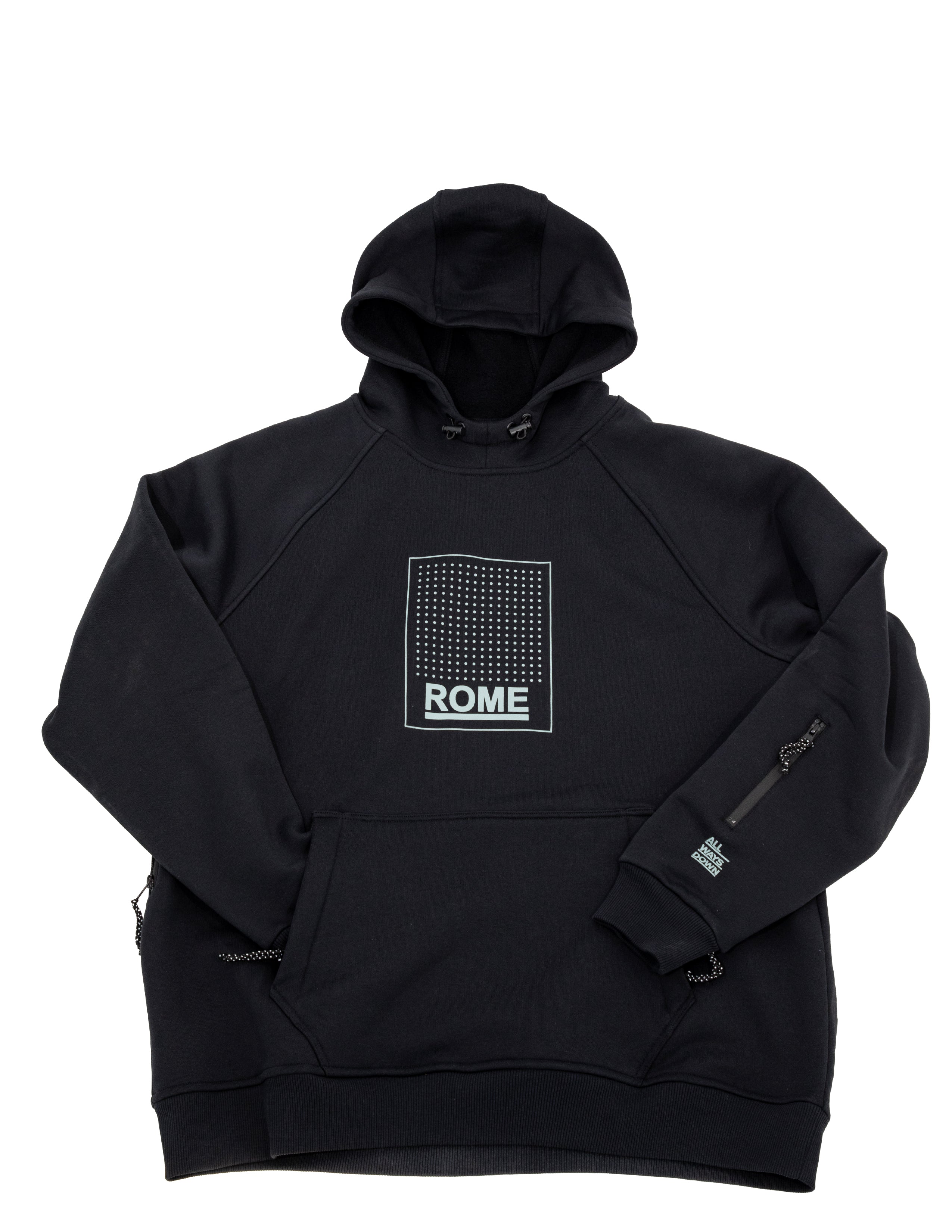 rome-sds-riding-hoodie-felpa-snowboard-on-mountain image 1