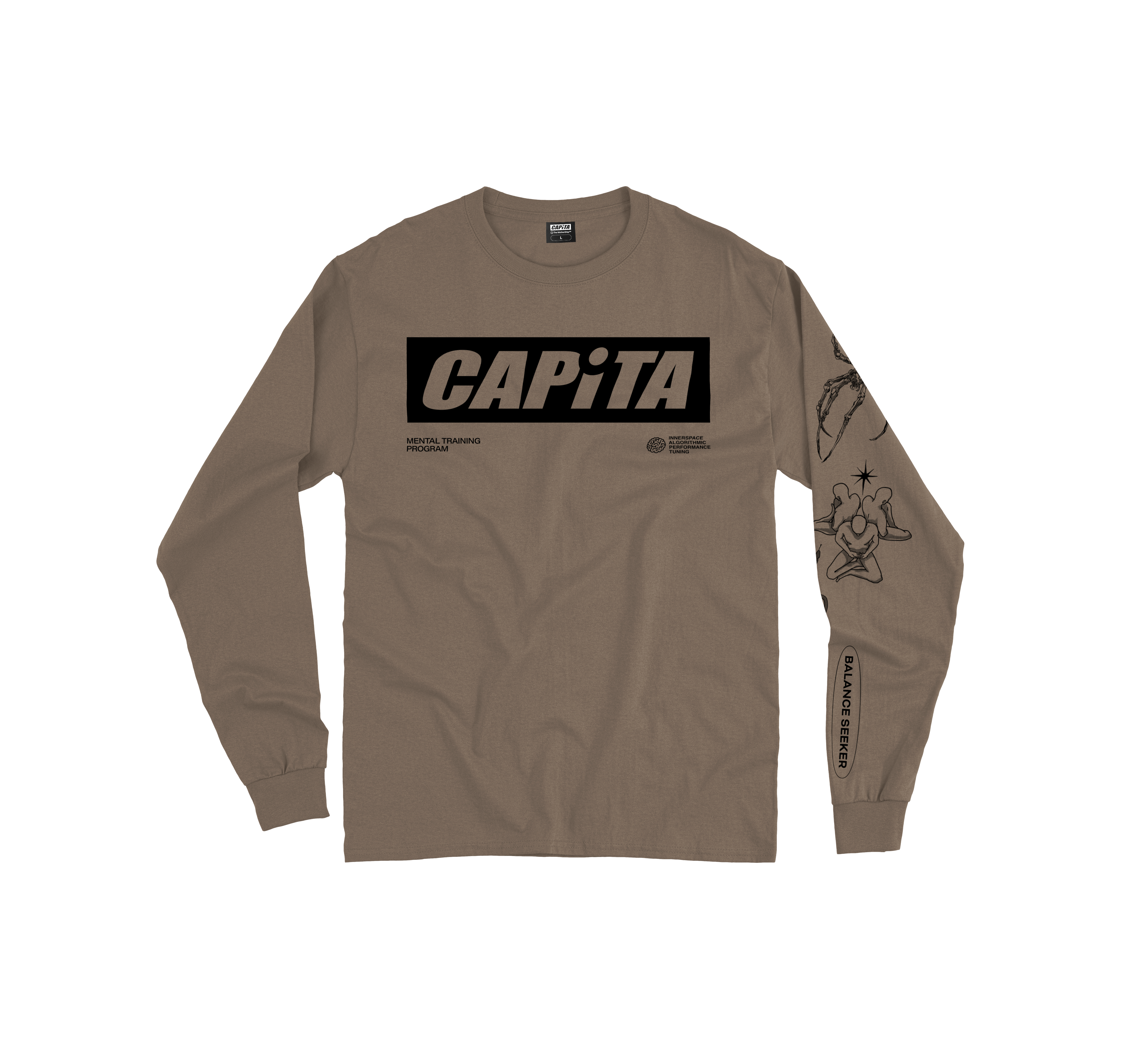 capita-pathfinder-maglia-manica-lunga-marrone image 4